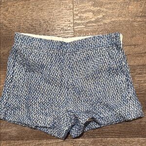 Janie and Jack Blue Tweed Shorts w/ functional pockets & lining